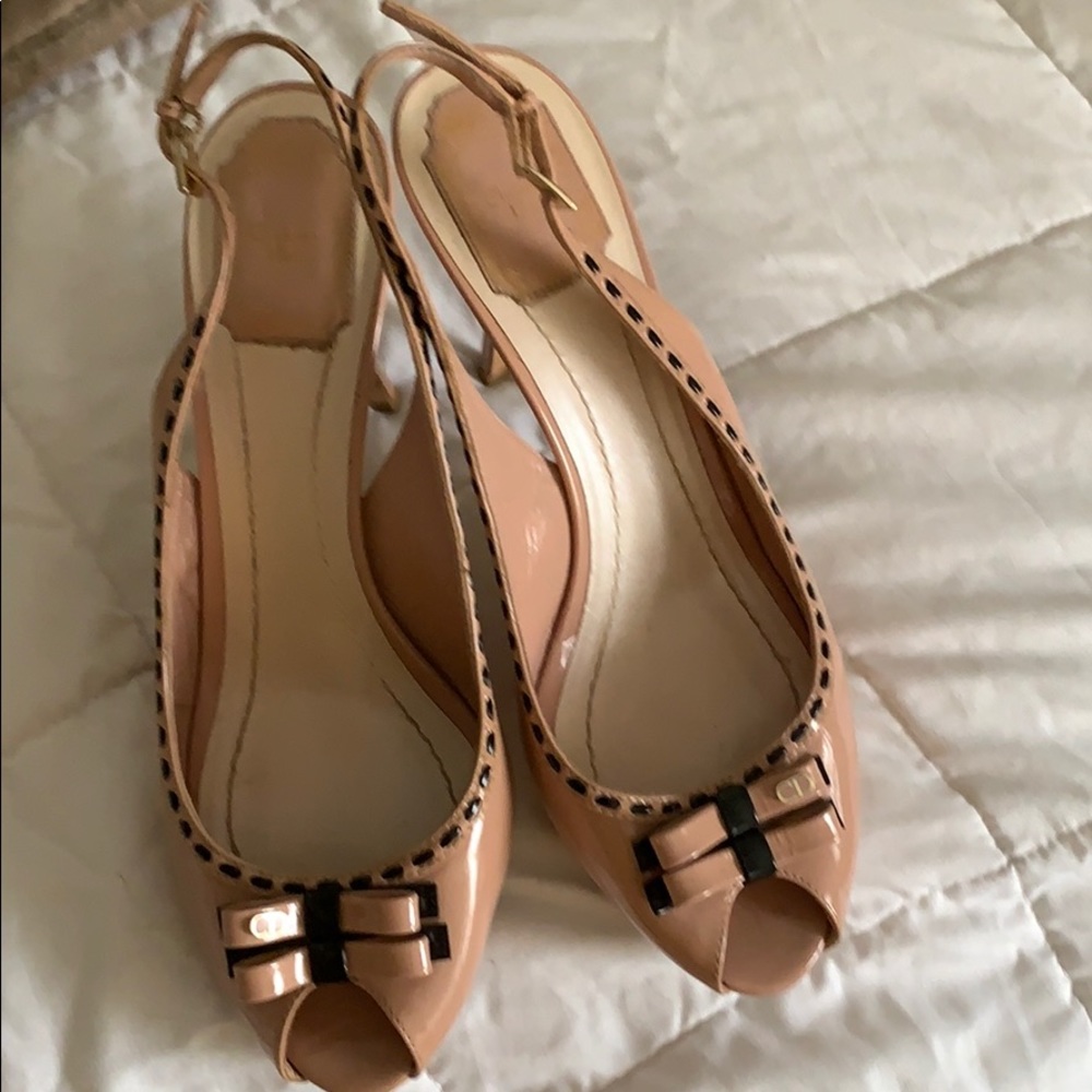 Christian Dior Patent Leather Sandals